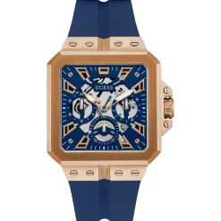 Montre Homme Leo en Silicone bleue