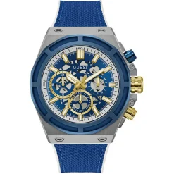 Montre Homme Masterpiece en Silicone bleue