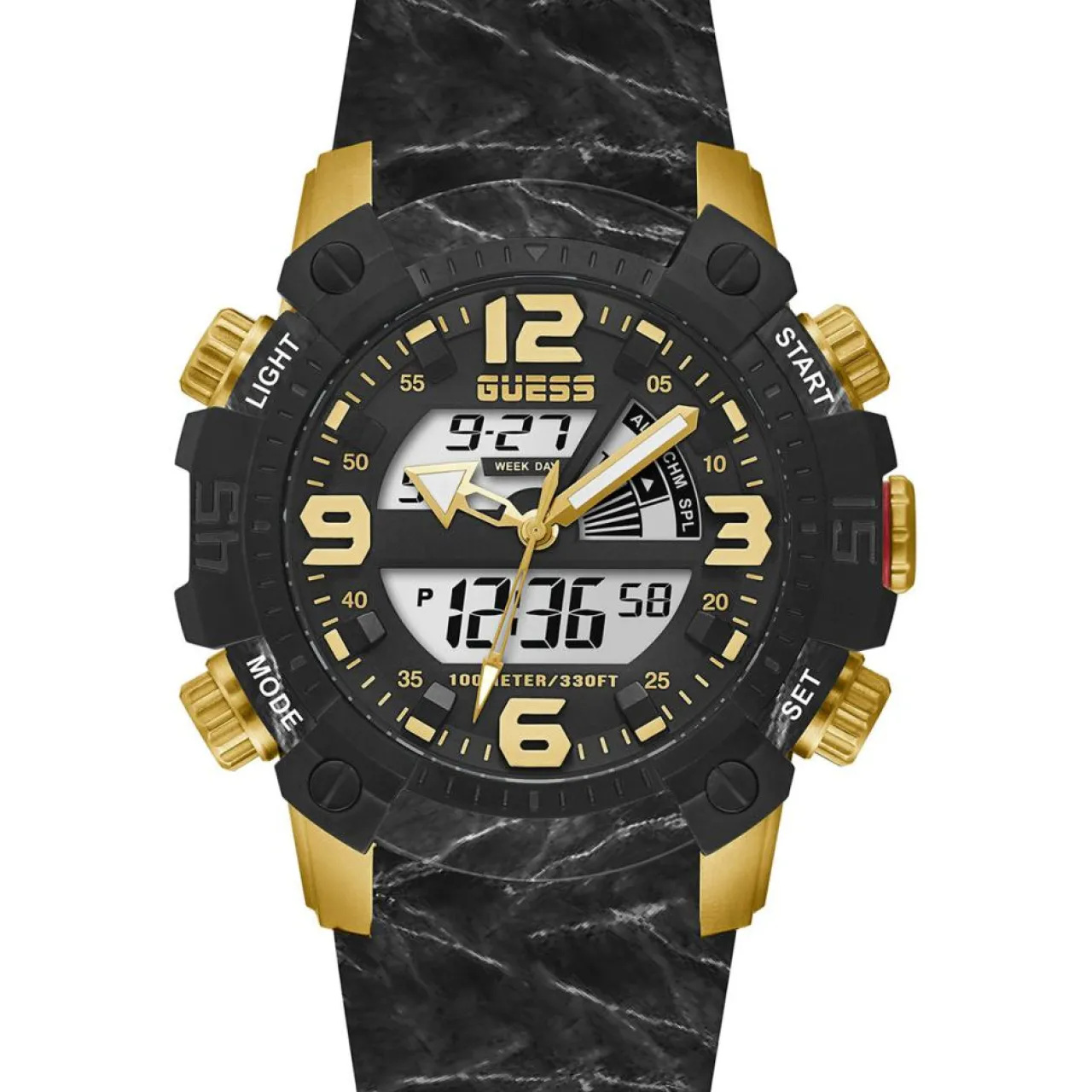 Montre Homme Slate en Silicone noire