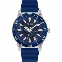 Montre Homme Sport en Silicone bleue