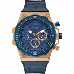 Montre Homme Venture en Cuir bleue