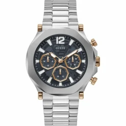Montre Multifonction Homme Edge en Acier argentée