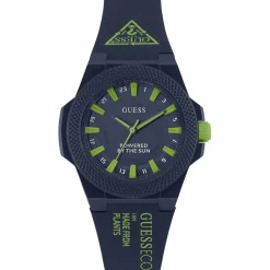 Montre Solaire Homme Outspoken en Silicone bleu marine