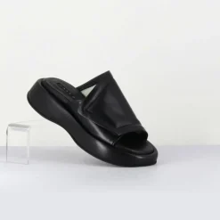 Mules en Cuir Rombo noires