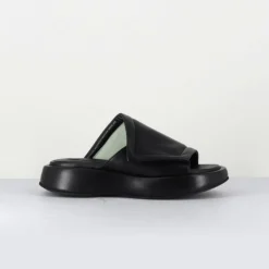 Mules en Cuir Rombo noires