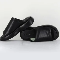 Mules en Cuir Rombo noires