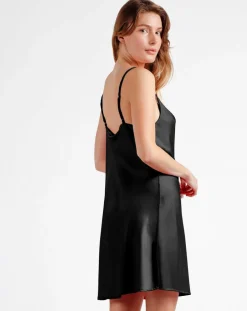 Nuisette à bretelles noire