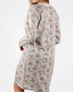 Nuisette Fait Avec Amour imprimée rose/gris