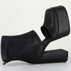 Open Boots en Cuir 3760 noires - Talon : 13cm