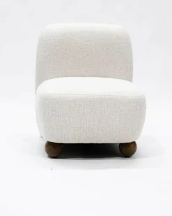 Oslo - Fauteuil design en tissu beige
