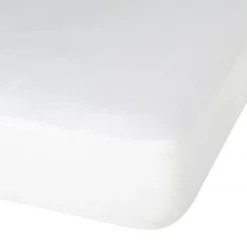 Pack 4 pièces blanc : 2 Oreillers + Protège-Matelas + Couette - 180x200 cm