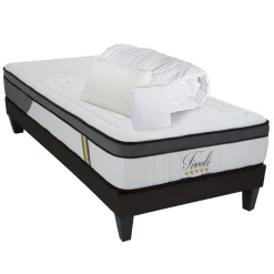 Pack prêt-à-dormir Tivoli blanc - 90x190 cm