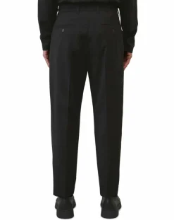 Pantalon 100% Laine Belsbo jogger noir