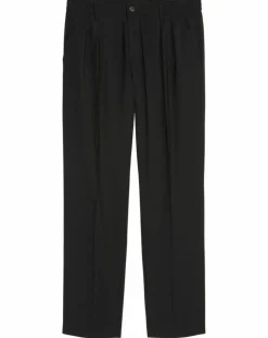 Pantalon 100% Laine Belsbo jogger noir