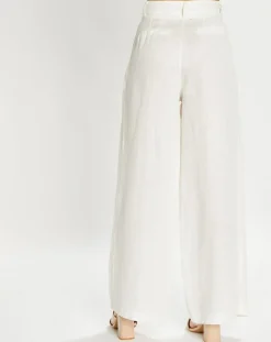 Pantalon 100% Lin Cara écru