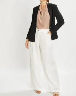 Pantalon 100% Lin Cara écru