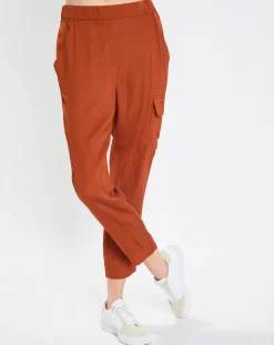 Pantalon à Poche orange