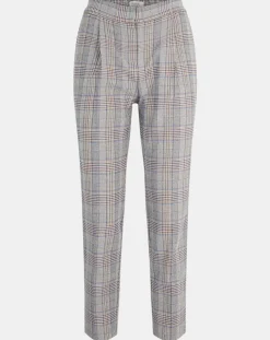 Pantalon ajusté Rink imprimé Prince de Galles gris/noir