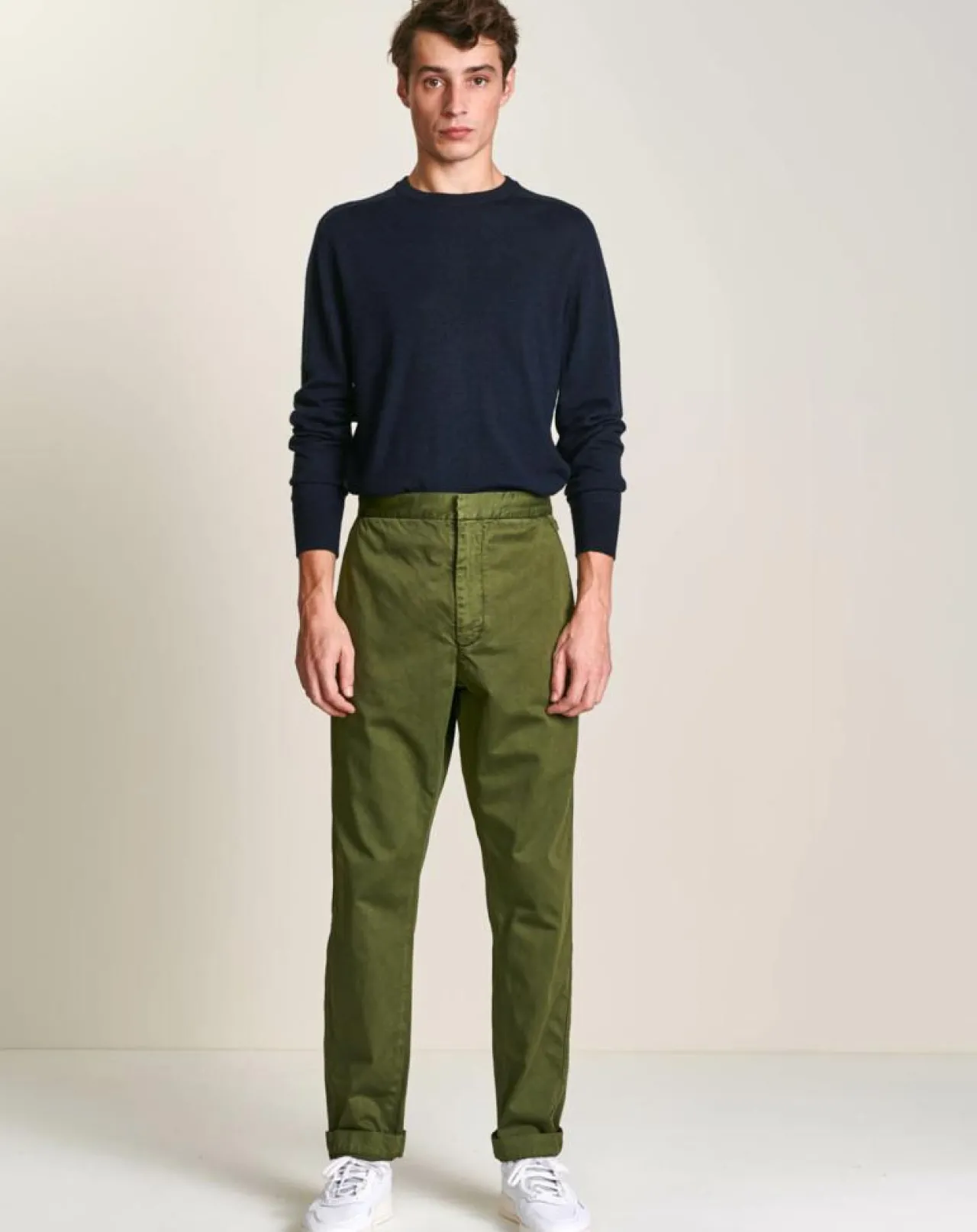 Pantalon ample Payn kaki