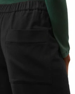 Pantalon cargo en Laine mélangée noir