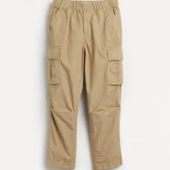 Pantalon Cargo en sergé de Coton Pazy beige