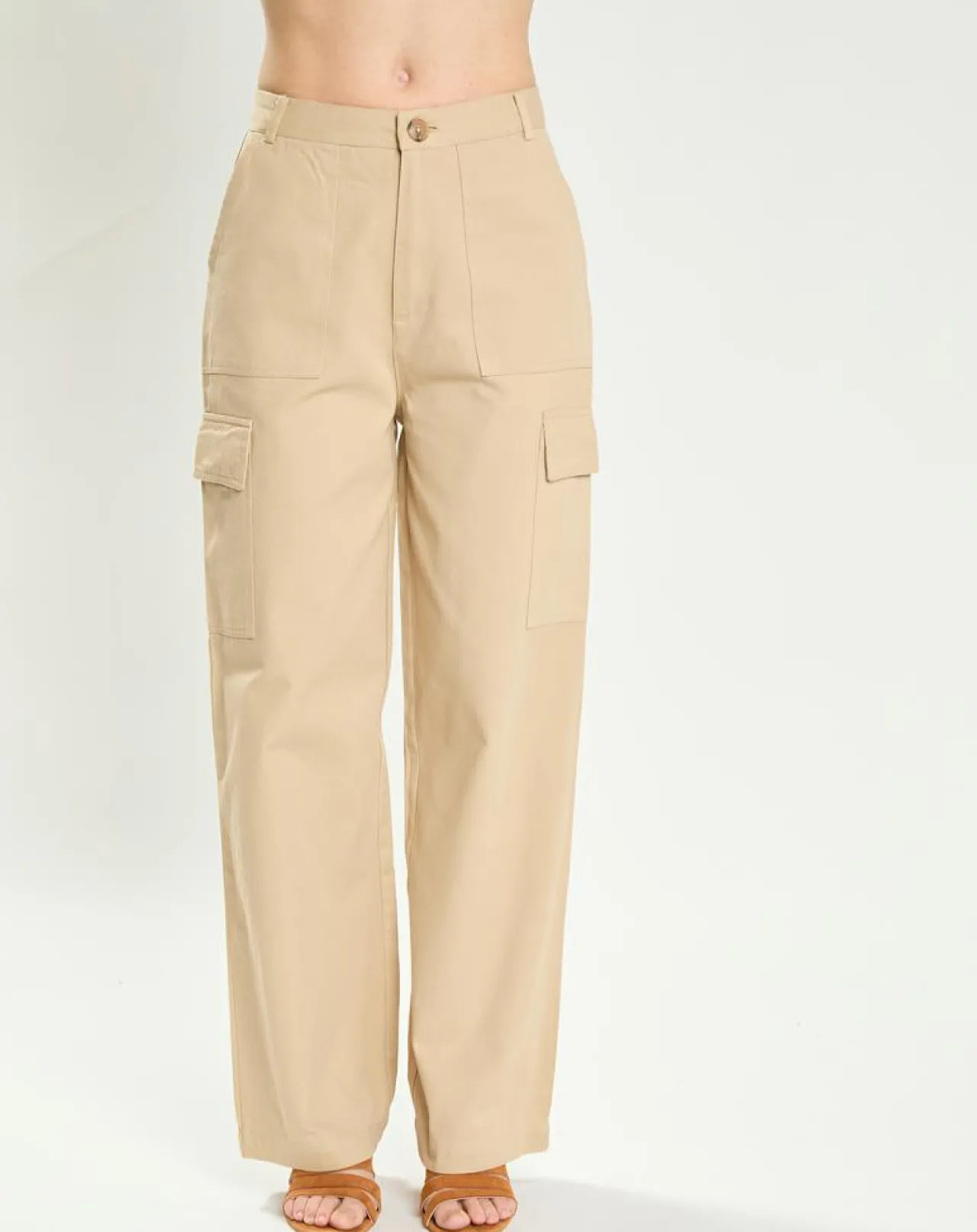 Pantalon cargo Pina beige