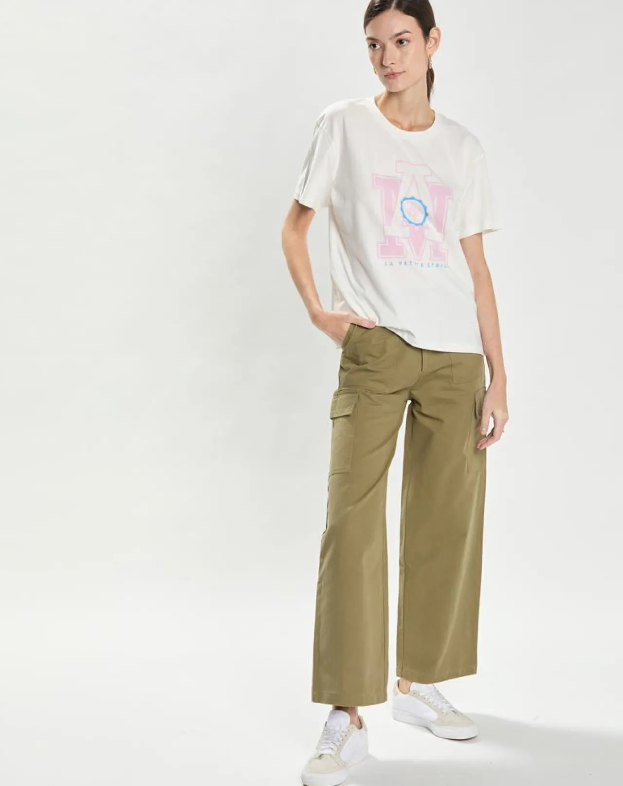 Pantalon cargo Pina kaki