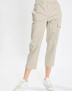 Pantalon Cargo Poche Elastique beige clair