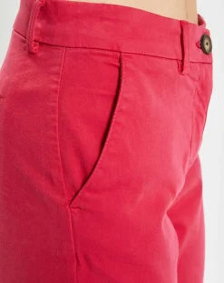 Pantalon chino Cyrilp rose foncé