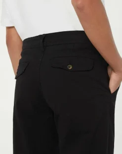 Pantalon Chino en Coton Bio Relax Kutrelax noir
