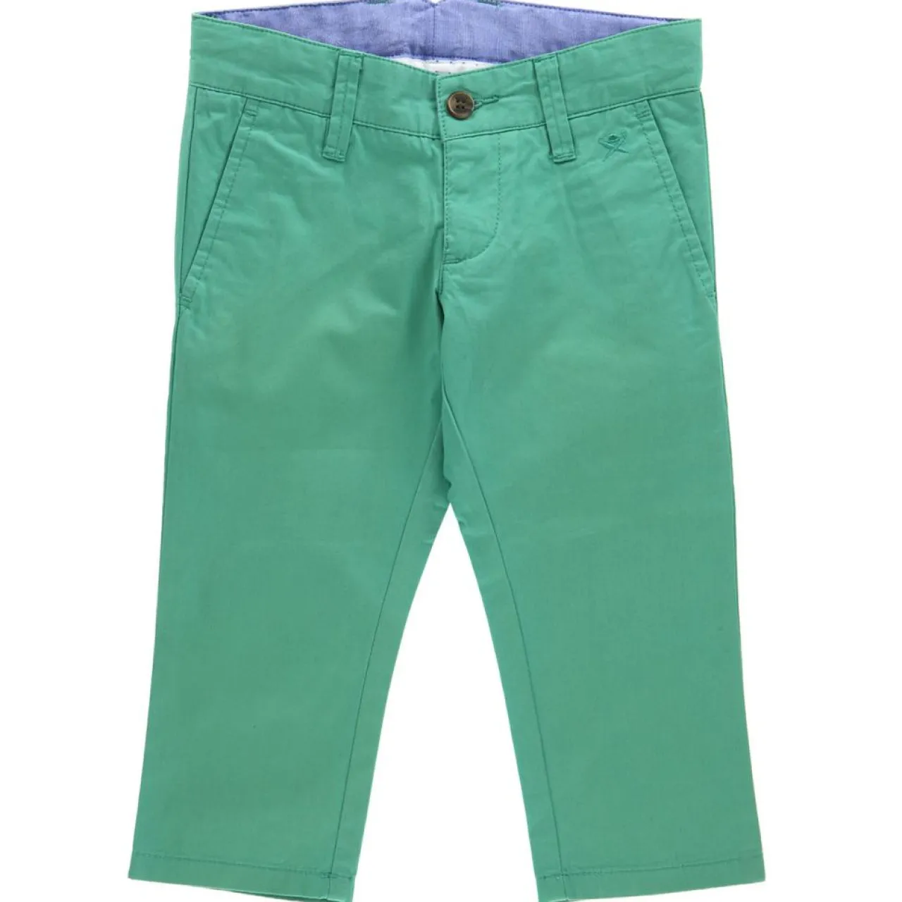 Pantalon Chino en Toile de Coton vert