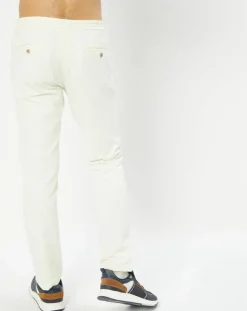 Pantalon Chino Jersey Sport écru