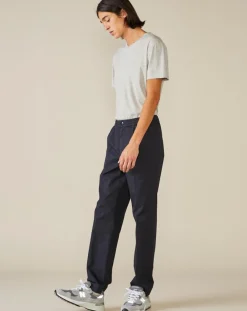 Pantalon chino Jory marine