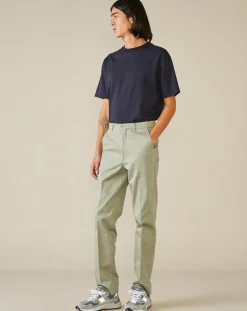 Pantalon chino Sammy vert d'eau