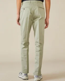 Pantalon chino Sammy vert d'eau