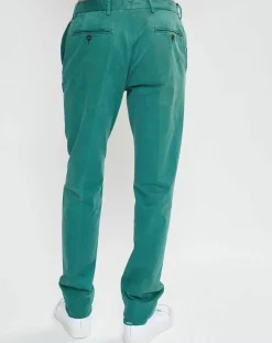 Pantalon chino Slim Fit Kensington vert