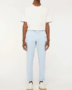 Pantalon Chino Slim Fit Kensington bleu clair
