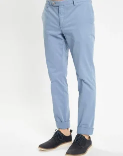 Pantalon chino Slim Fit Kensignton bleu clair