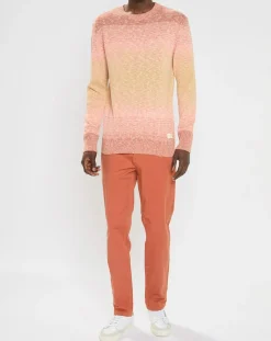 Pantalon chino Slim Fit Stuart Garment Dyed orange