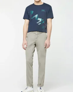 Pantalon Chino Slim Fit Texturé gris