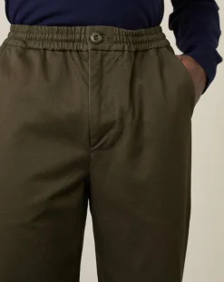 Pantalon chino slim Jory kaki