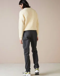 Pantalon chino slim Porths anthracite