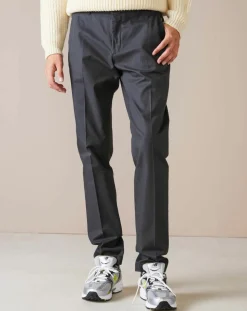 Pantalon chino slim Porths anthracite