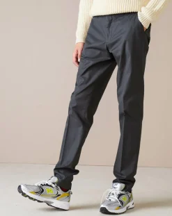 Pantalon chino slim Porths anthracite