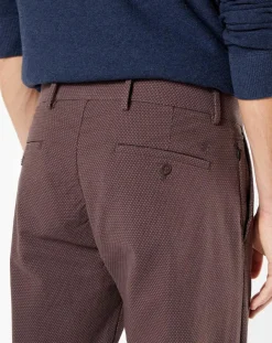Pantalon chino Smart Supreme Flex Taper marron