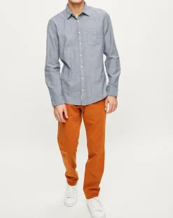 Pantalon chino Stig Tappered orange