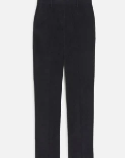 Pantalon cigarette Psidika gris foncé