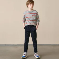 Pantalon classique Perry coupe droite bleu marine