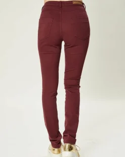 Pantalon Clemie prune