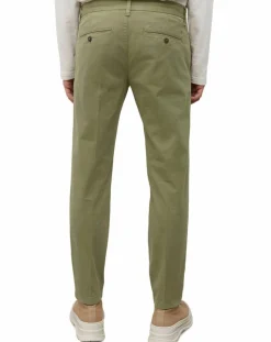 Pantalon Coton Bio Stig Tappered Leger kaki clair